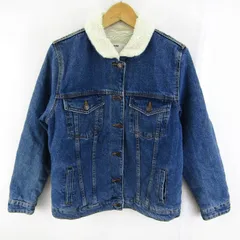 ベルシュカ デニムジャケット 裏ボア アウター レディース USA XSサイズ ブルー系 Bershka 【中古】