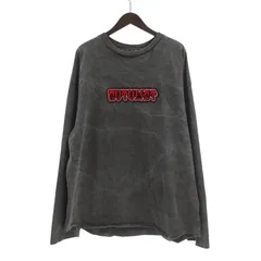 カタリスト/CVTVLIST CTLS Patch Longsleeve ロゴ ウォッシュ 長袖 Tシャツ ダークグレー  サイズ メンズ2のサムネイル