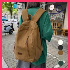 【スタッフおすすめ！】 リュックサック ユニセックス 大容量A4 背負いバック韓国風/帆布リュック多収納/キャンバスリュック レトロ風 バックパック 男女兼用 デイ おすすめ おしゃれ　人気 上品 TZM-272
