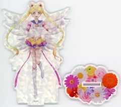 [Used] Acrylic Stand• Acrylic Panel 01. Eternal Sailor Moon Hologram Acrylic Figure "Sailor Moon the Movie: Cosmos x HANA・BIYORI ~Blooming Flowers and Warriors~"
