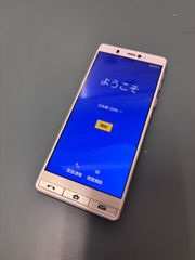 美品  A001SHシンプルスマホ5  Softbank ゴールド 本体 中古 送料無料