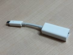 【中古】Apple純正 Thunderbolt – ギガビットEthernetアダプタ｜A1433｜MD463ZM/A