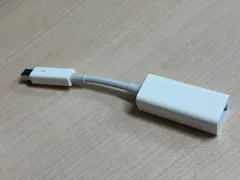【中古】Apple純正 Thunderbolt – ギガビットEthernetアダプタ｜A1433｜MD463ZM/A