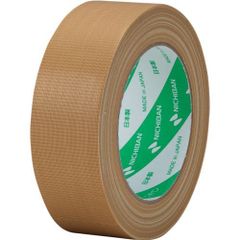 （まとめ買い）ニチバン 布粘着テープ 38mm×25m 黄土色 121N-38 【10個セット】