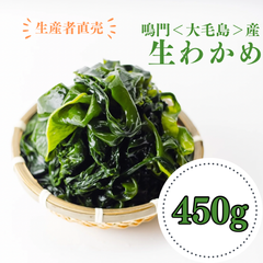 「生産者直売」鳴門生わかめ 450g