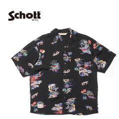 Schott ショット 半袖 シャツ "×PJ RAYON SHIRT ALOHALAND"  782-5123016