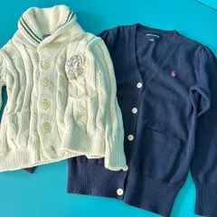 954 ラルフローレンRalph Lauren キッズ　カーディガン2点セット