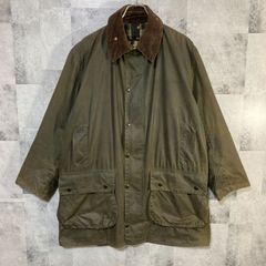 英国製 90's Barbour バブアー オイルドジャケット BORDER セージ 40