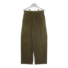 ★YAECA ヤエカ コーデュロイ パンツ カーキ sizeW28のサムネイル