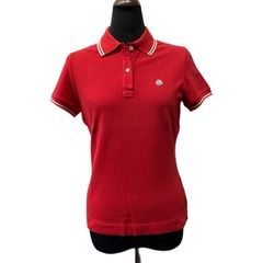 MONCLER モンクレール 18年製 赤 MAGLIA POLO MANICA CORTA 袖