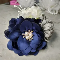 コサージュ 卒園式　卒業式　入園式入学式 結婚式 発表会 ＊フォーマルコサージュ＊パールブローチ118