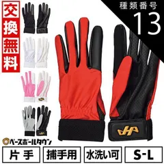 【新品未使用】種類13:(W)ホワイト/L(26cm~27cm)  野球 捕手用手袋 大人 ハタケヤマ KG-20 左手用 右投用 片手 キャッチャー 捕手 水洗い可 高校野球対応カラーあり