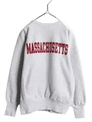 【お得なクーポン配布中!】 90s USA製 ★ チャンピオン リバースウィーブ 両面 プリント スウェット メンズ M / オールド カレッジ トレーナー 裏起毛 ヘビーウェイト