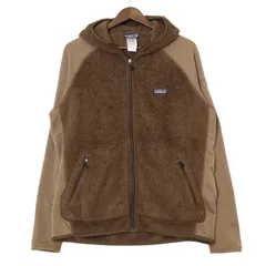 00年代 patagonia パタゴニア ロスロボス フーディージャケット アウトドア ブラウン (メンズ L) 中古 古着 A3625
