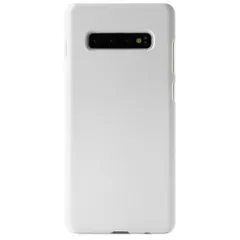 Galaxy S10 ケース SC-03L SCV41 ギャラクシーs10 耐衝撃 シンプル さらさら ハード ケース 【Color】 ホワイト