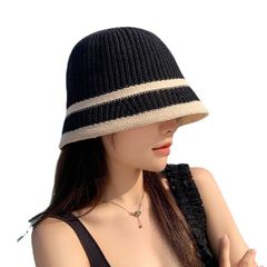 【迅速発送】easylivegogo 帽子 レディース UVカット帽子 麦わら帽子 【つば広・小顔効果・折りたたみ】 バケットハット 日焼け防止 紫外線対策 日よけハット アウトドア 登山 通勤 散歩 帽子 オシャレ レディース ストローハット 春 夏