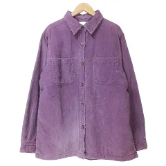 ウールリッチ WOOLRICH シャツ コーデュロイ ジャケット 裏ボア M 紫 パープル Xのサムネイル