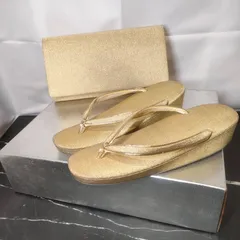【美品】佐賀錦 草履 バッグ セット Mサイズ Sサイズ 下駄 和小物 履物 和装 成人式 入学式 卒園式 着物 高級 卒業式 コスプレ 日本 JAPAN 金彩 アンティーク Vintage