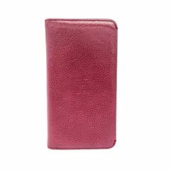 HIROFU ヒロフ 二つ折り 長財布   フューシャピンク レザー レディース 　240001137918のサムネイル