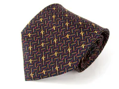 クリツィア ネクタイ 総柄 ロゴグラム柄 高級 シルク 伊製生地 KRIZIA