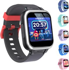 キッズ 腕時計 スマートウォッチ kids watch 6歳 7歳 8歳 9歳 誕生日プレゼント自撮りカメラ ゲーム 音楽 アラーム 歩数計 録画録音 入園入学祝い キッズ腕時計 女の子 男の子 おもちゃ クリスマス 誕生日 プレゼント (ブラック8G)
