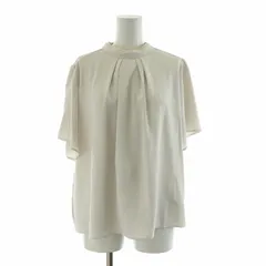 ロペピクニック ROPE Picnic 2WAY/さらさらボウタイハーフスリーブブラウス シャツ 半袖 プルオーバー 38 M ライトグレー GDH-54130-B /NQ ■OF