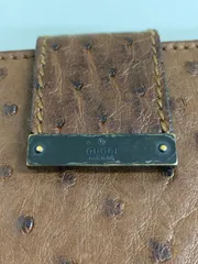 ❤️極美品❤️ GUCCI オーストリッチ 長財布 GUCCI グッチ 財布 GGマーモント ラウンド 長財布