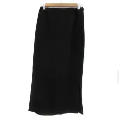 B&Y ユナイテッドアローズ BEAUTY&YOUTH ビューティー&ユース タイトスカート マキシ丈 ロング丈 無地 M 黒 ブラック /YS2