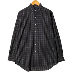 古着 ラルフローレン Ralph Lauren BLAKE ブラックウォッチチェック 長袖 ボタンダウンチェックシャツ メンズM相当/eaa587822