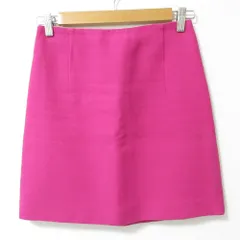 良品 miumiu ミュウミュウ トラペーズ ミニスカート 38 ピンク レディース 古着 中古 USED