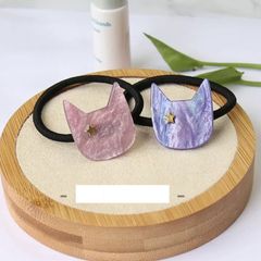【ヘアゴム】星  ねこ ヘアアクセサリー キャット ネコ Cat Neko Meow アクセサリ猫雑貨 猫グッズ