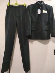 【新品】　学生服　150 155　上下セット　標準学生服　学ラン　詰め襟　詰襟