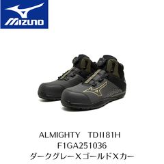 ミズノ　安全靴　LSII51L WIDE F1GA241514　 29㎝ オールマイティ MIZUNO LSII51L WIDE F1GA241514 ネイビー