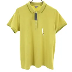 未使用 Eddie Bauer エディーバウアー 半袖 ポロシャツ PM イエロー系 アウトドア レディース 古着