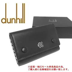 ※併売商品※◆未使用保管品◆ dunhill【ダンヒル】6連キーケース リーヴス レザー ブラック 　M664