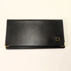 美品 dunhill ダンヒル 札入れ 長財布 メンズ 黒 ブラック