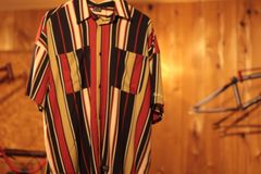 fourthirty 430 S/S DRP STRIPE BIG SHIRTS　L、XL サイズ bmx