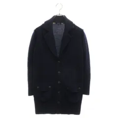 BURBERRY LONDON (バーバリーロンドン) ウール ロング ニット カーディガン ネイビー FB091-922-28のサムネイル