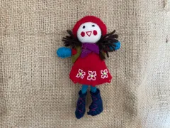 山ガールキーホルダー・ローズ(赤)