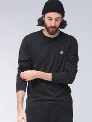 STONE ISLAND (ストーンアイランド) ワンポイントロゴ クルーネック 長袖 Tシャツ