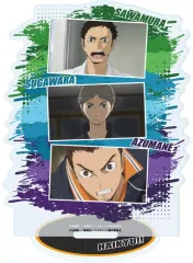 【新品】アクリルスタンド・アクリルパネル 08.澤村大地・菅原孝支・東峰旭(場面写) アクリルスタンド 「ハイキュー!!」