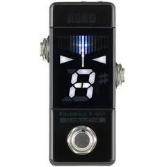 KORG(コルグ) ギター/ベース用 ペダルチューナー Pitchblack X mini コンパクト 省スペース ±0.1セントの高精度 ULTRA BUFFER 搭載 ストロボチューニング PB-