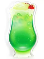 【中古】アクリルスタンド・アクリルパネル クリームソーダ グリーン 推しを入れるあのやつ