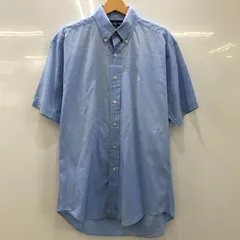 90's Ralph Lauren ラルフローレン ポニー刺繍 半袖 シャツ ボタンダウン ワンポイントロゴ刺繍 Sサイズ フィリピン製
