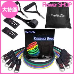 【大特価】TheFitLife トレーニングチューブ チューブ トレーニング 筋トレチューブ