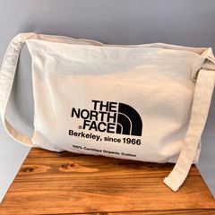 THE NORTH FACE ノースフェイス Musette Bag ミュゼットバッグ キャンバス サコッシュ  オーガニックコットン100% アイボリー 〜 オフホワイト × ブラック