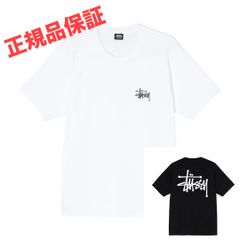 Basic TEE STUSSY ステューシー 半袖 ホワイト ブラック 並行輸入正規品