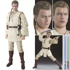 【中古】フィギュア S.H.Figuarts オビ=ワン・ケノービ 「スター・ウォーズ エピソード1/ファントム・メナス」のサムネイル