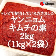 ヤンニョム  キムチ の素 2kg （1kg×2袋） ヤンニョン　クール便で発送