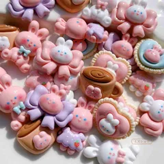 【50個】デコパーツ　まとめ売りセット(50個入り)　動物セット デコレーションパーツ  パーツ　手作りアクセサリー　ハンドメイド DIY アクセサリー weixun01